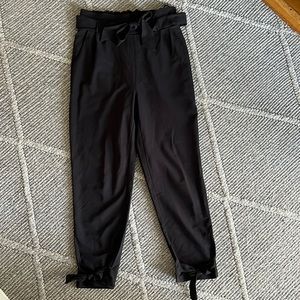 Black Trousers with Bows